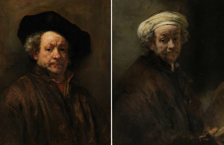 rembrandt si faceva i selfie