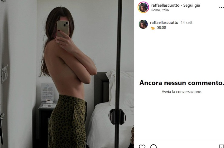 Lo scatto di Raffaella