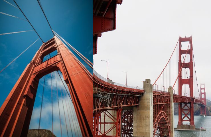 il colore del golden gate bridge